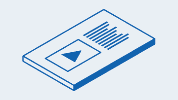 Text Video module pictogram